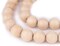The Bead Chest Natural 18mm Wooden Beads in Cream for Jewelry Making – Round Loose Wood Spacer Beads I Approximately 24 Beads